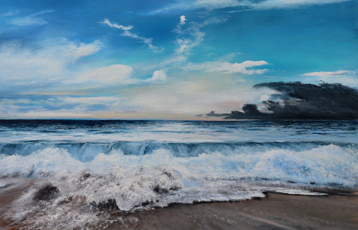 OCEAN WAVE CRASH by Aflatun Israilov