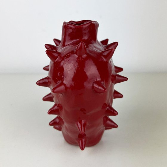 Spiked Heart Vase