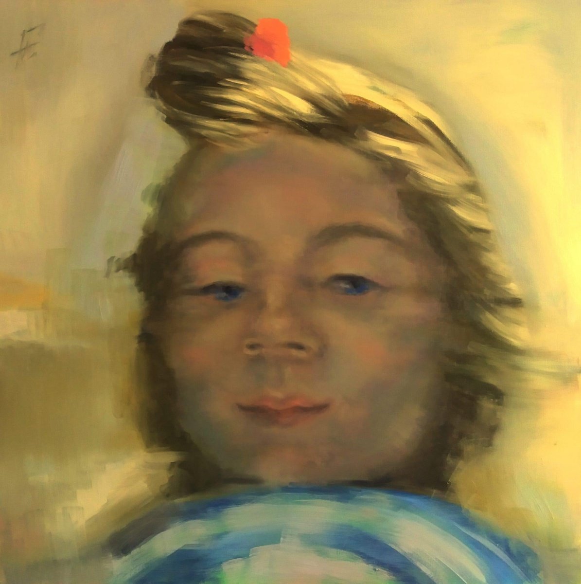 Two Beautiful Eyes By Nikola Gulev, 43 X 43, Artwork For Sale On Artfinder