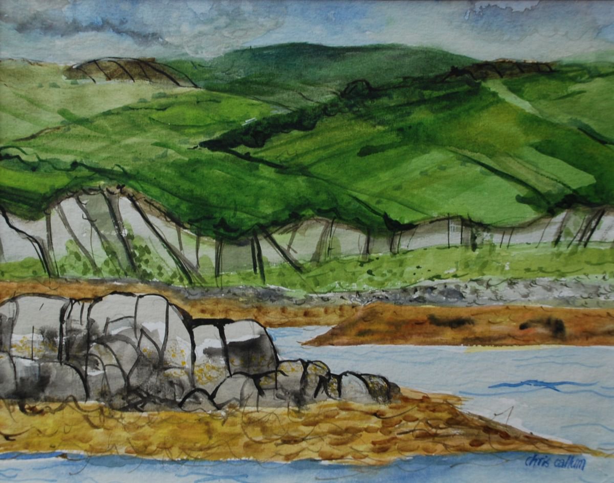 West Loch Tarbert by Christine Callum McInally