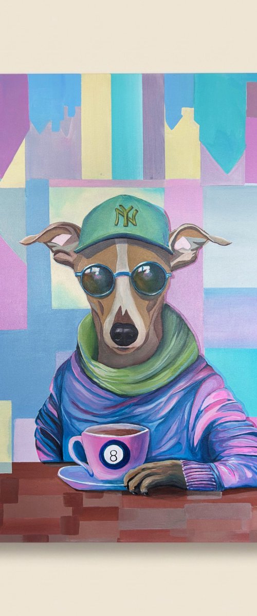 Galgo con Cafe by Klaudia Ułańska