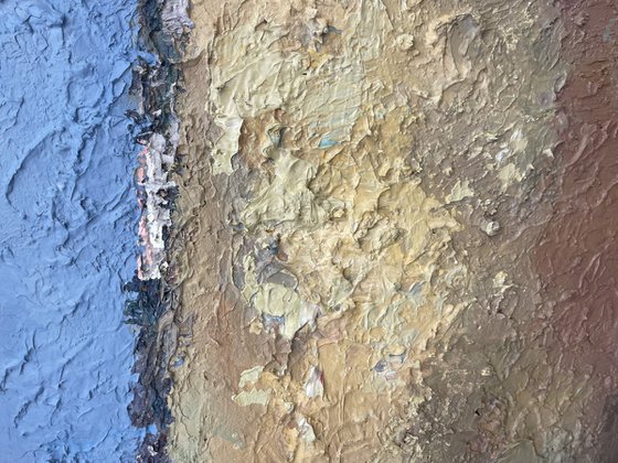 Abstract Landscape Oil Painting - Modern Art