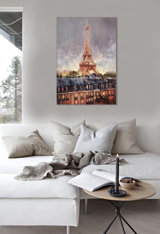 "Paris"original oil painting