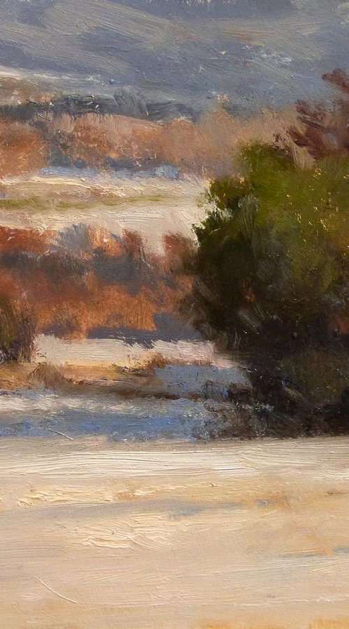 Winter Landscape in Provence by Pascal Giroud