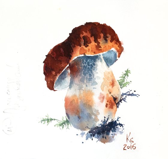 Triptych "Berries + Mushroom"