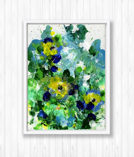 Blooms Of Fay 1 - Floral Painting by Kathy Morton Stanion