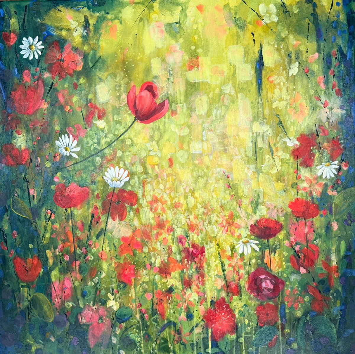 One Amongst Many By Emma Sian Pritchard, 30 X 30, Artwork For Sale On Artfinder