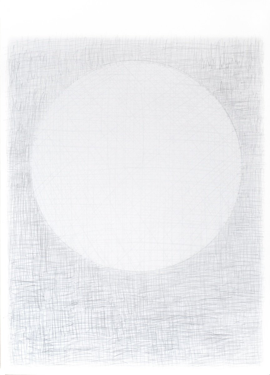 Abstract Pencil Drawing By Oto Macek, 23 X 33", Untitled 922, Original Artwork