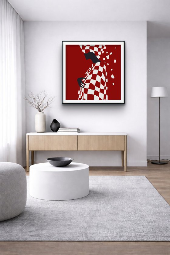 Composed 4 - Red (Limited edition print)