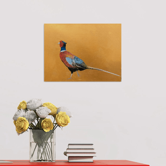 Pheasant ~ on Gold