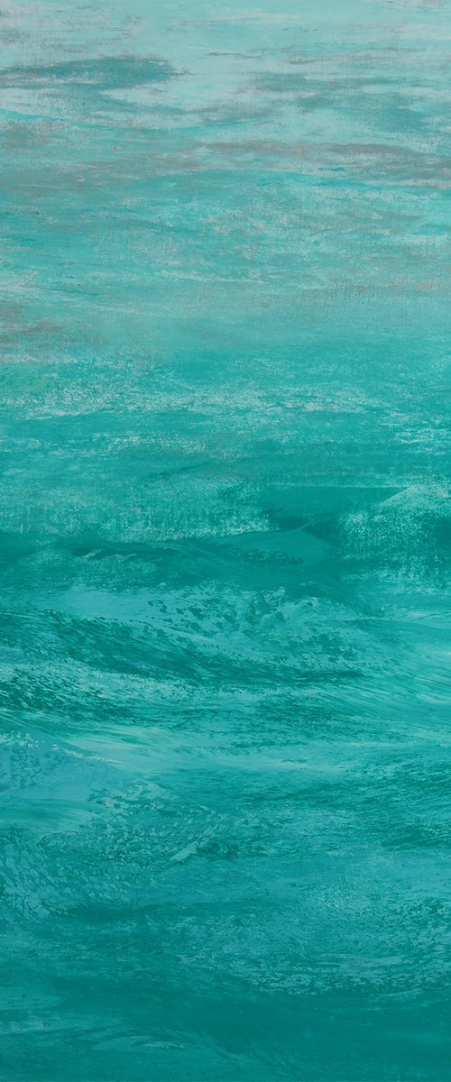 Coastal - Modern Abstract Expressionist Seascape by Suzanne Vaughan