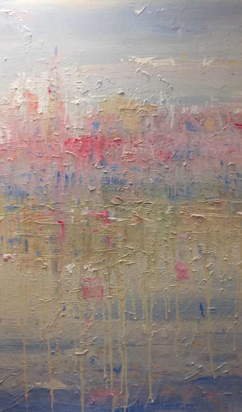 Venice sunset 2022 painting 150cm x 100cm by Altin Furxhi