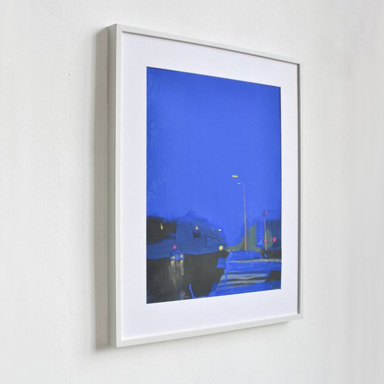 Evening On Bulvaro-Kudriavska Str. Painting