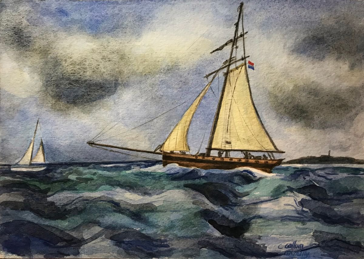Passing ships by Christine Callum McInally