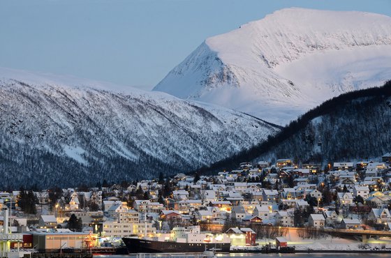 The Twinkling Lights of Tromso