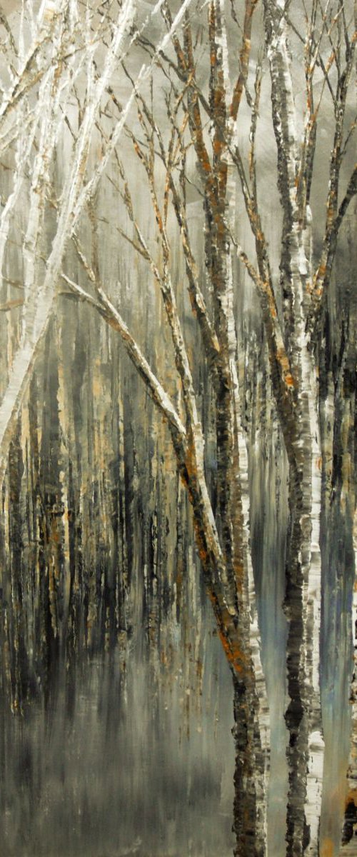 "Silver Birch Whispers" by Tatiana Iliina