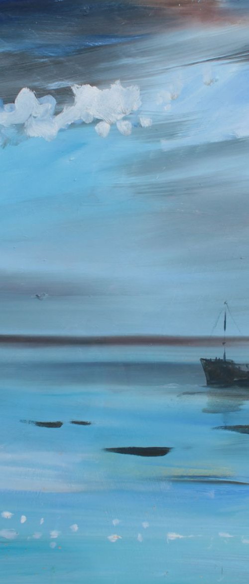 North Sea Fishing Boats by David Pott