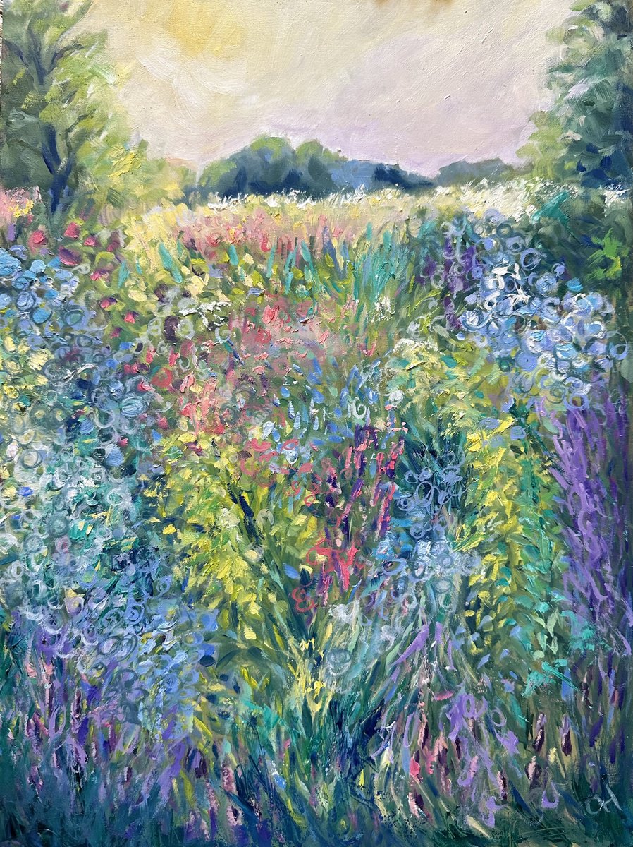 Wild Summer By Clare Hoath, 12 X 17, Artwork For Sale On Artfinder