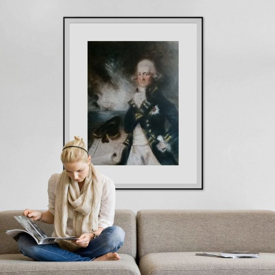 Lord Horatio Nelson (Oil on Canvas 40x30 inch)