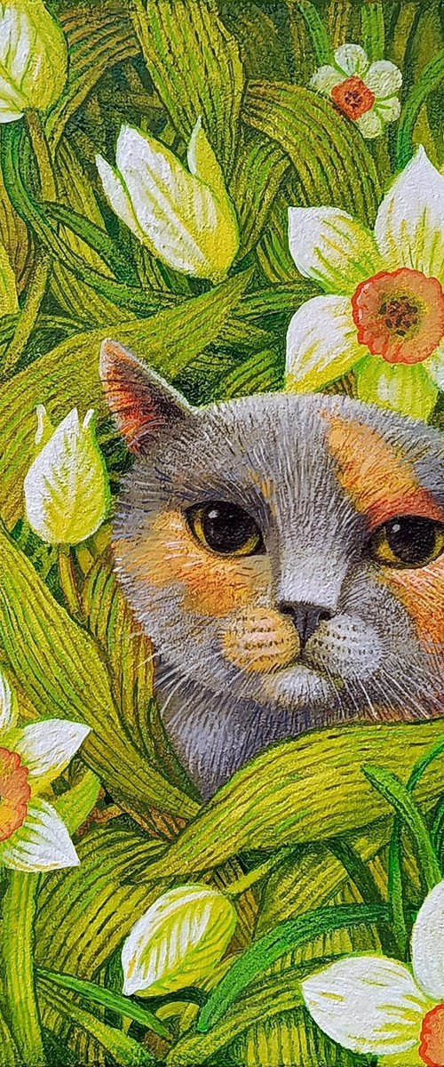 Green carpet by Margot Raven