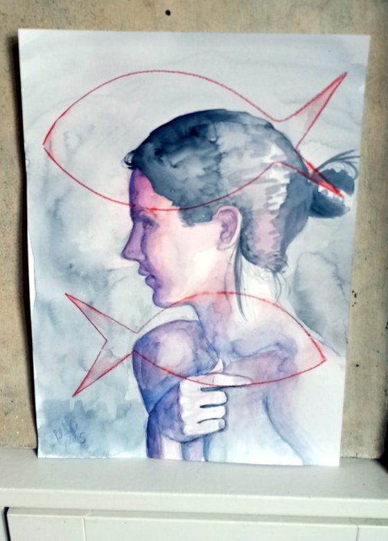 Girl with fish
