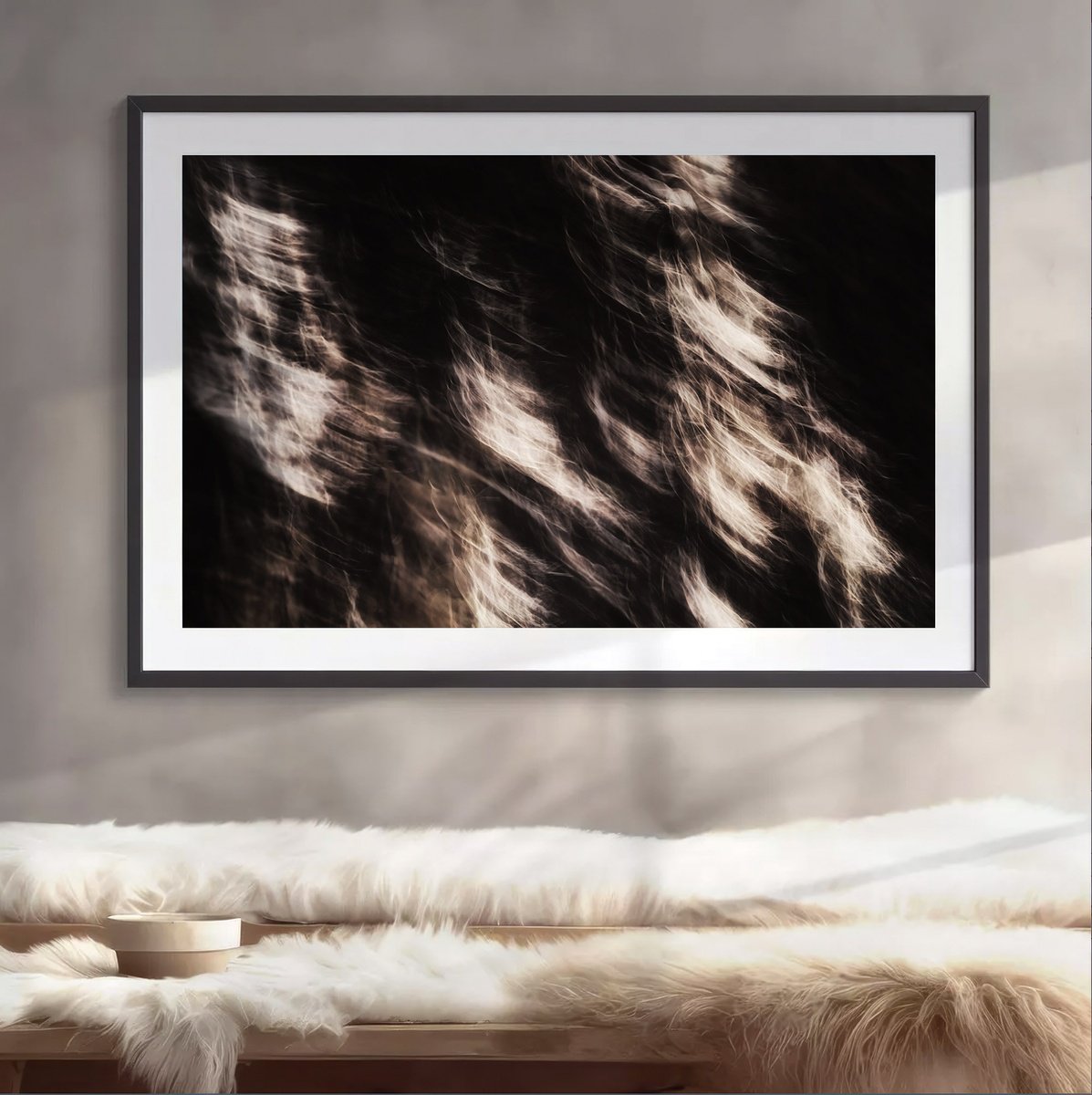 Abstract Botanical Photograph By Karim Carella, 50 X 35", Glimmer #11, Original Artwork