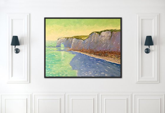 Coastline near Etretat 90-70cm