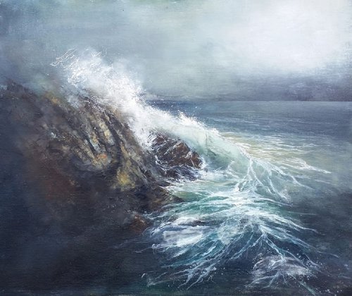 Swell at Kilmalieau. by Alison Lyon