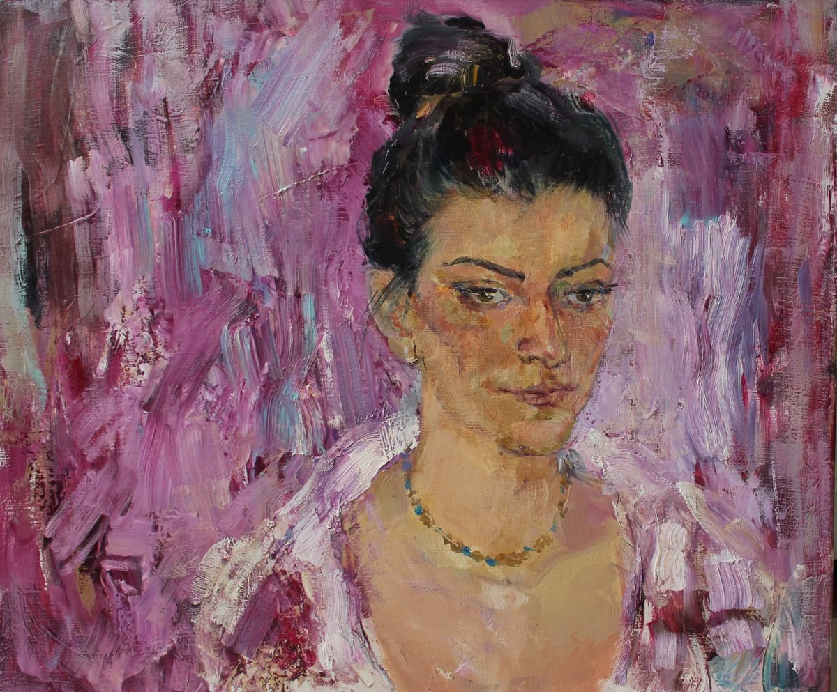 portrait of Elena by Aleksandra Kodentceva