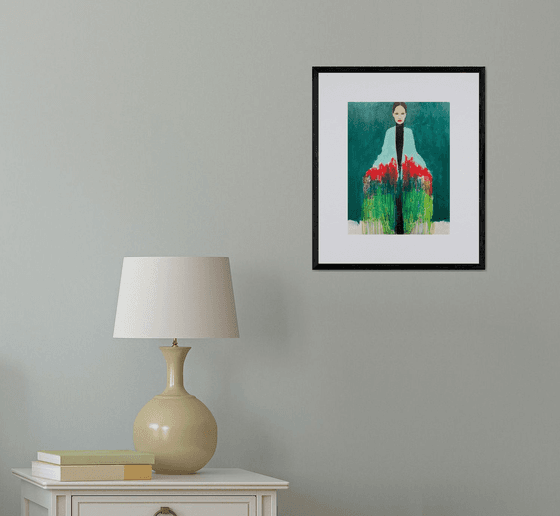 Girl with a Bouquet