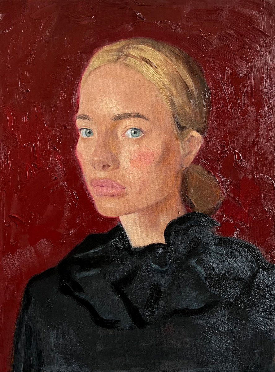 Portrait of Anya by Elina Arbidane