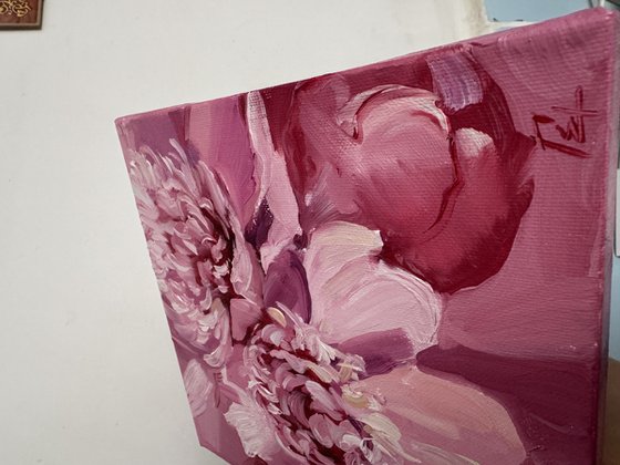 Pink peonies