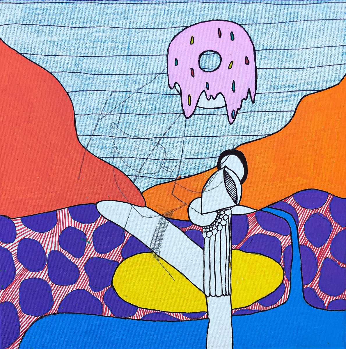 DEEP THOUGHTS OF THE DONUT by Magdalena Bukowska