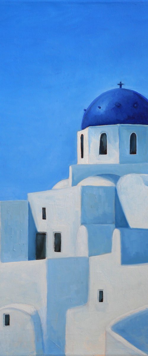 Santorini Blue by Alfia Koral