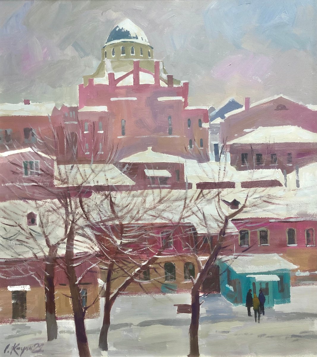 Old Kharkov By Sergey Kachin, 33 X 37, Artwork For Sale On Artfinder
