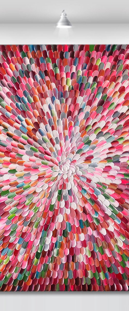‘Agathe VI' - 40x40" by Tatiana Georgieva