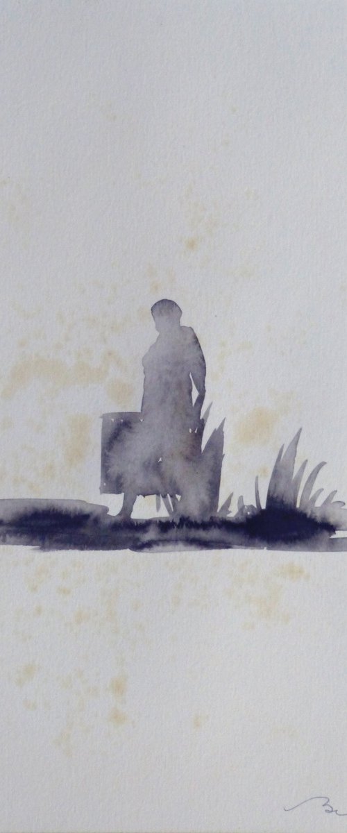 The big suitcase, 21x29 cm by Frederic Belaubre