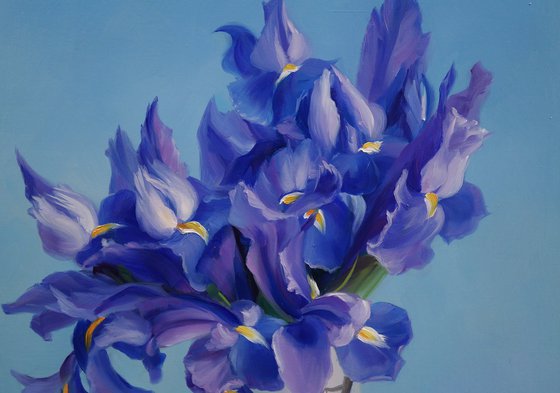 "Bouquet of irises"