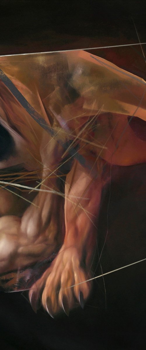 Pressure of Mass: Lion by Yevhenii Shapovalov