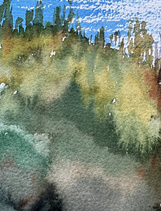 A sunny autumn day on Lake Sivan