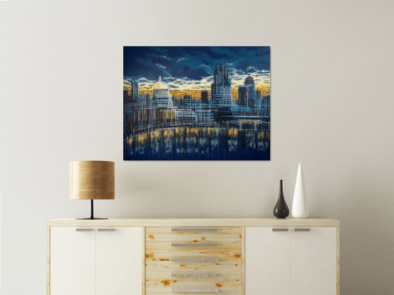 London Skyline Sunset