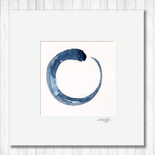 Enso Serenity 76 - Enso Abstract painting by Kathy Morton Stanion by Kathy Morton Stanion