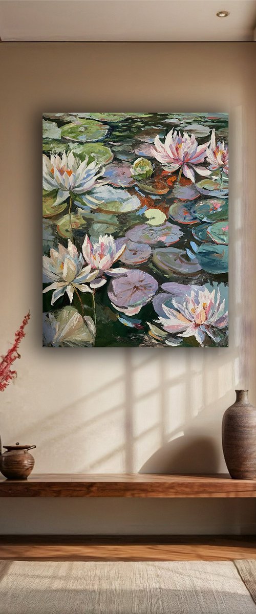 Echoes of Water Lilies. by Vita Schagen