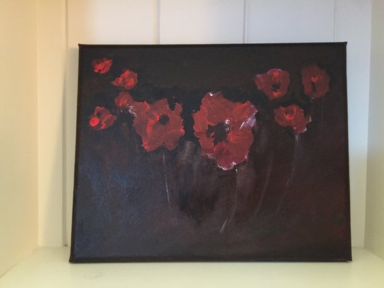 Abstract poppies study II.