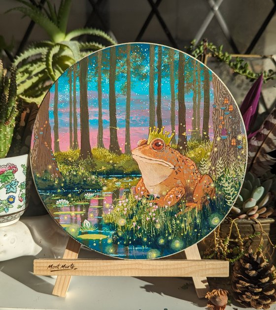 Whimsical Fairytale Painting, The Frog Prince
