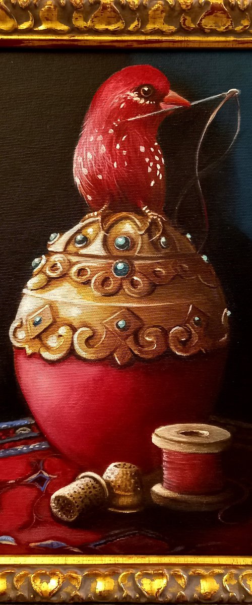 The little red tailor. by Valentina Toma' aka Zoe Chigi