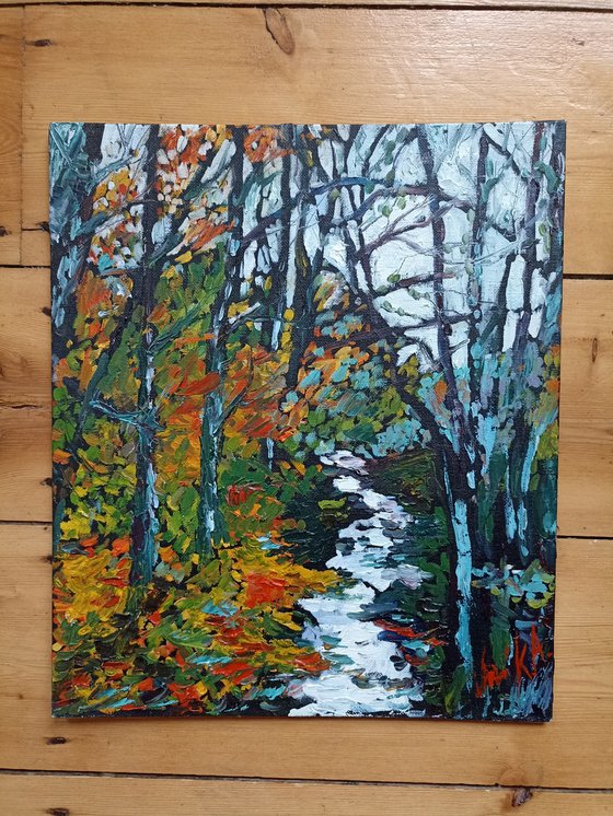 Little river in the autumn