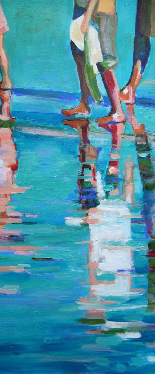 At the beach  #2 AP / 70 X 50 cm by Alexandra Djokic