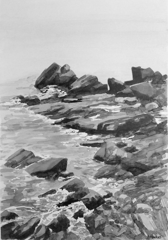 St Ives Rocks Study