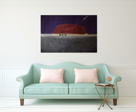 “Ayers Rock At Midnight”